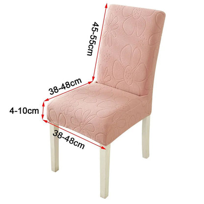 Dining Chair Cover Stretch-Fit Microfiber Stain-Resistant & Machine Washable