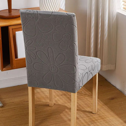 Dining Chair Cover Stretch-Fit Microfiber Stain-Resistant & Machine Washable