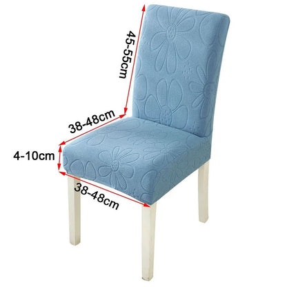 Dining Chair Cover Stretch-Fit Microfiber Stain-Resistant & Machine Washable