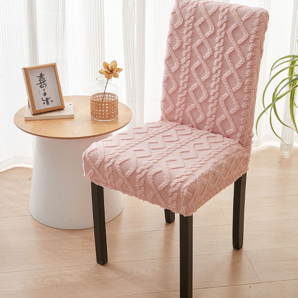 Dining Chair Cover Stretch Jacquard Machine Washable