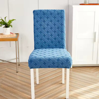 Dining Chair Cover Stretch Jacquard Snug Fit Machine Washable
