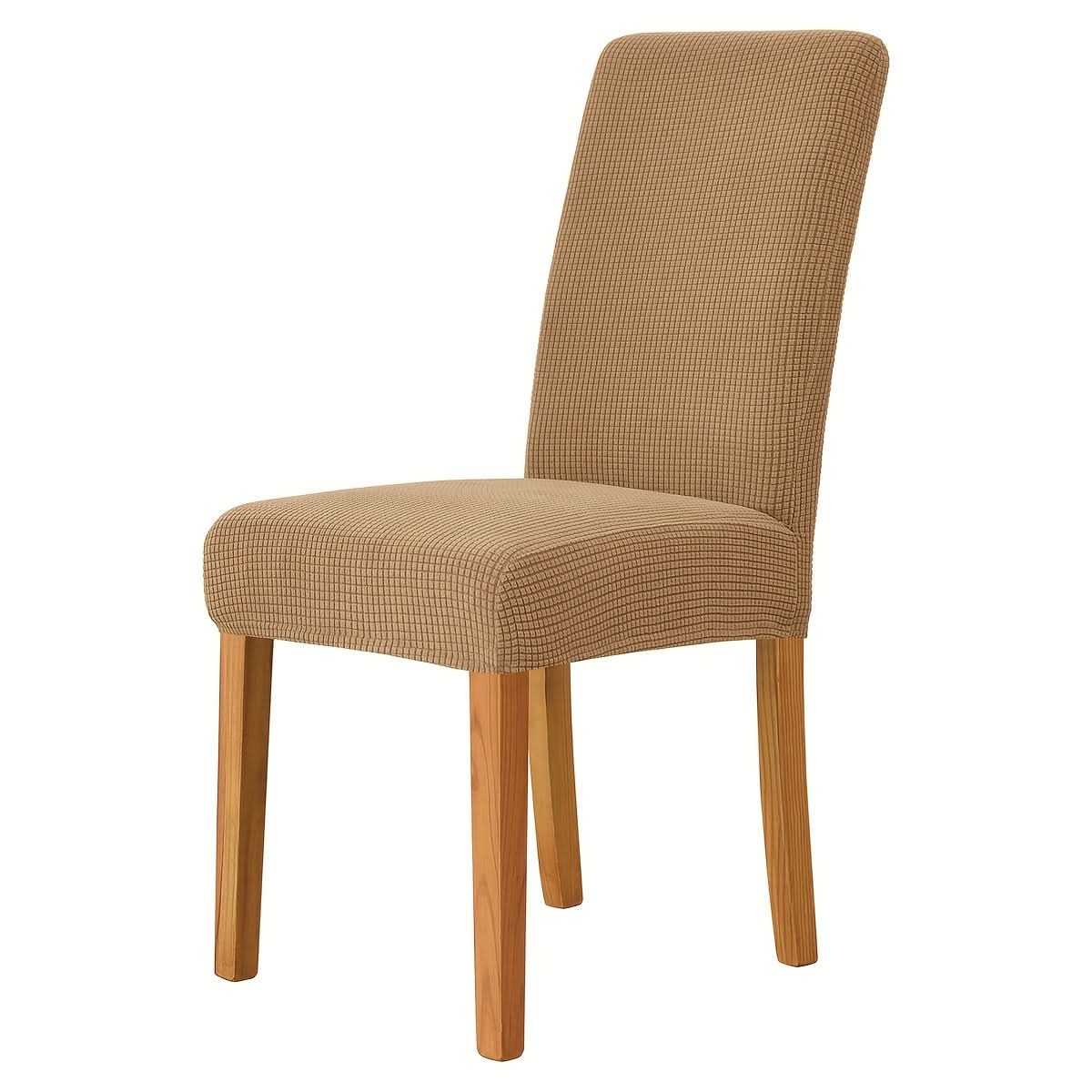 Dining Chair Covers Parsons Fit Stretch Velvet & Machine-Washable