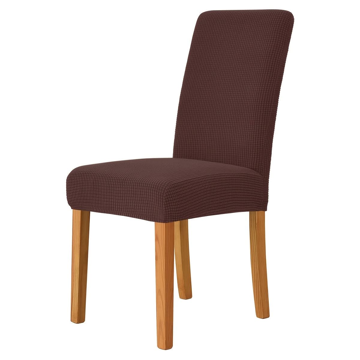 Dining Chair Covers Parsons Fit Stretch Velvet & Machine-Washable