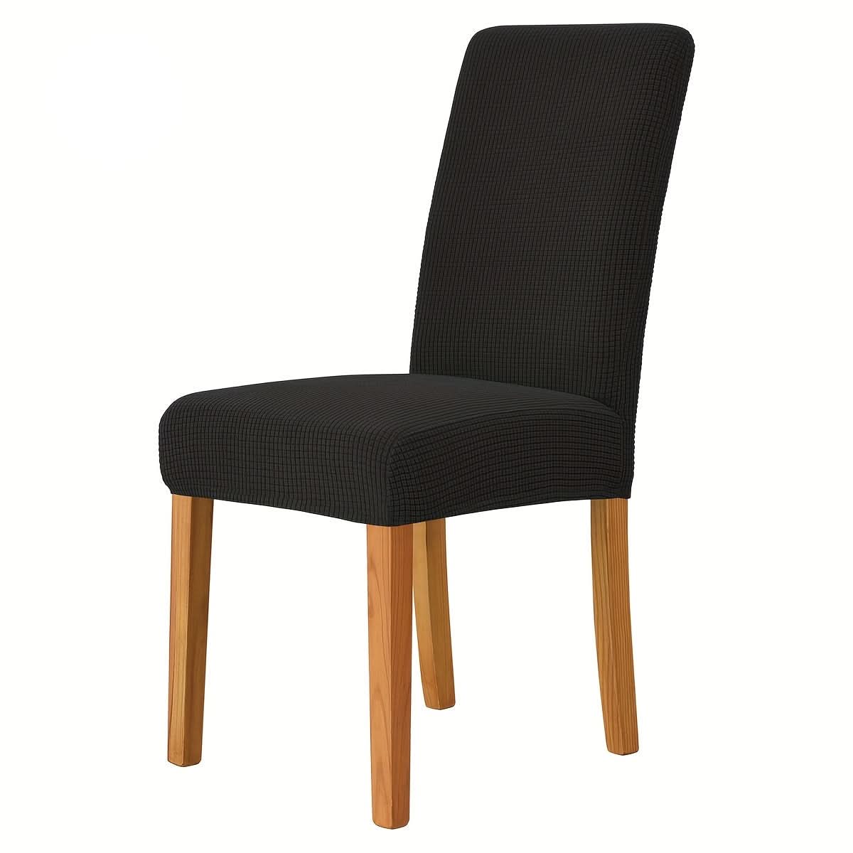 Dining Chair Covers Parsons Fit Stretch Velvet & Machine-Washable