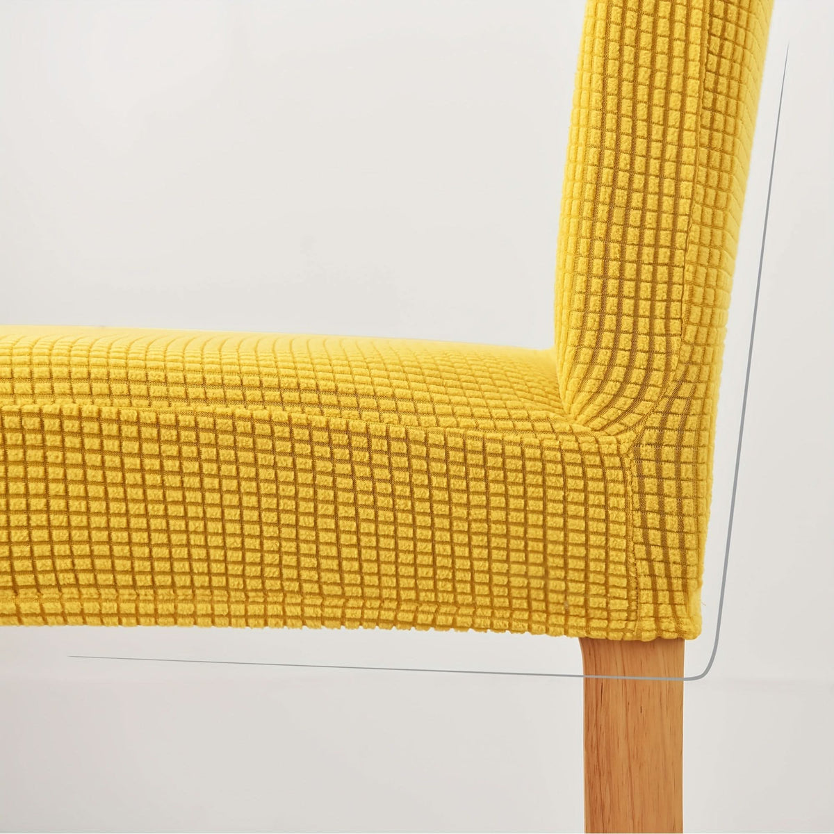 Dining Chair Covers Parsons Fit Stretch Velvet & Machine-Washable