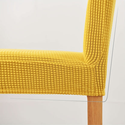 Dining Chair Covers Parsons Fit Stretch Velvet & Machine-Washable