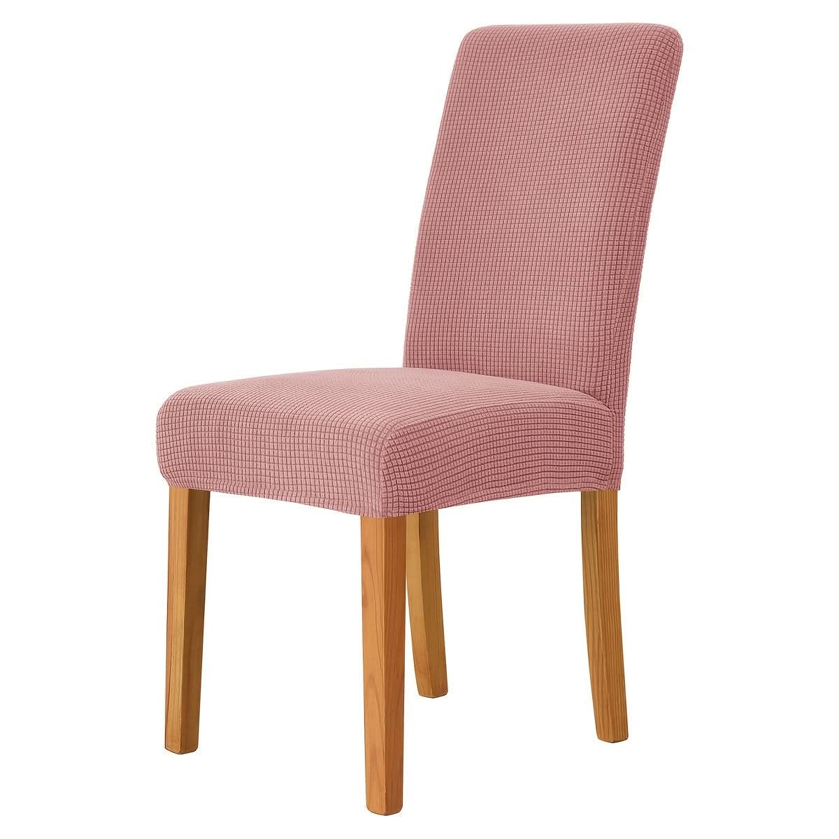 Dining Chair Covers Parsons Fit Stretch Velvet & Machine-Washable