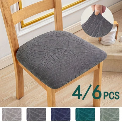Dining Chair Slipcover Stretch Fit Jacquard Multi Pack