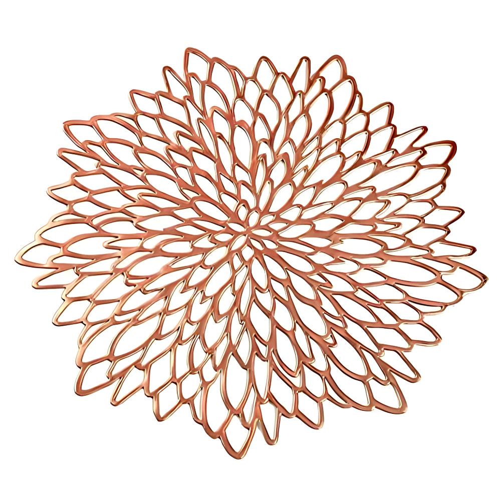 Dining Placemat Chrysanthemum Floral Heat-Resistant Non-Slip
