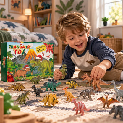Dinosaur Advent Calendar 24 Days Surprise Figures