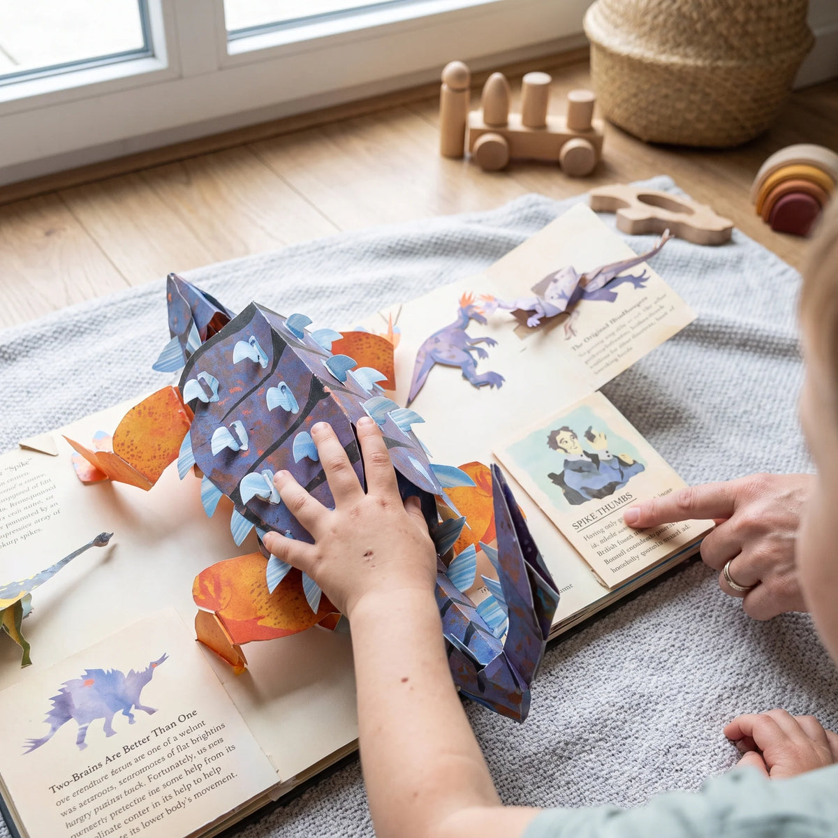 Dinosaur Pop-Up Book 3D Scenes 50+ Species Facts