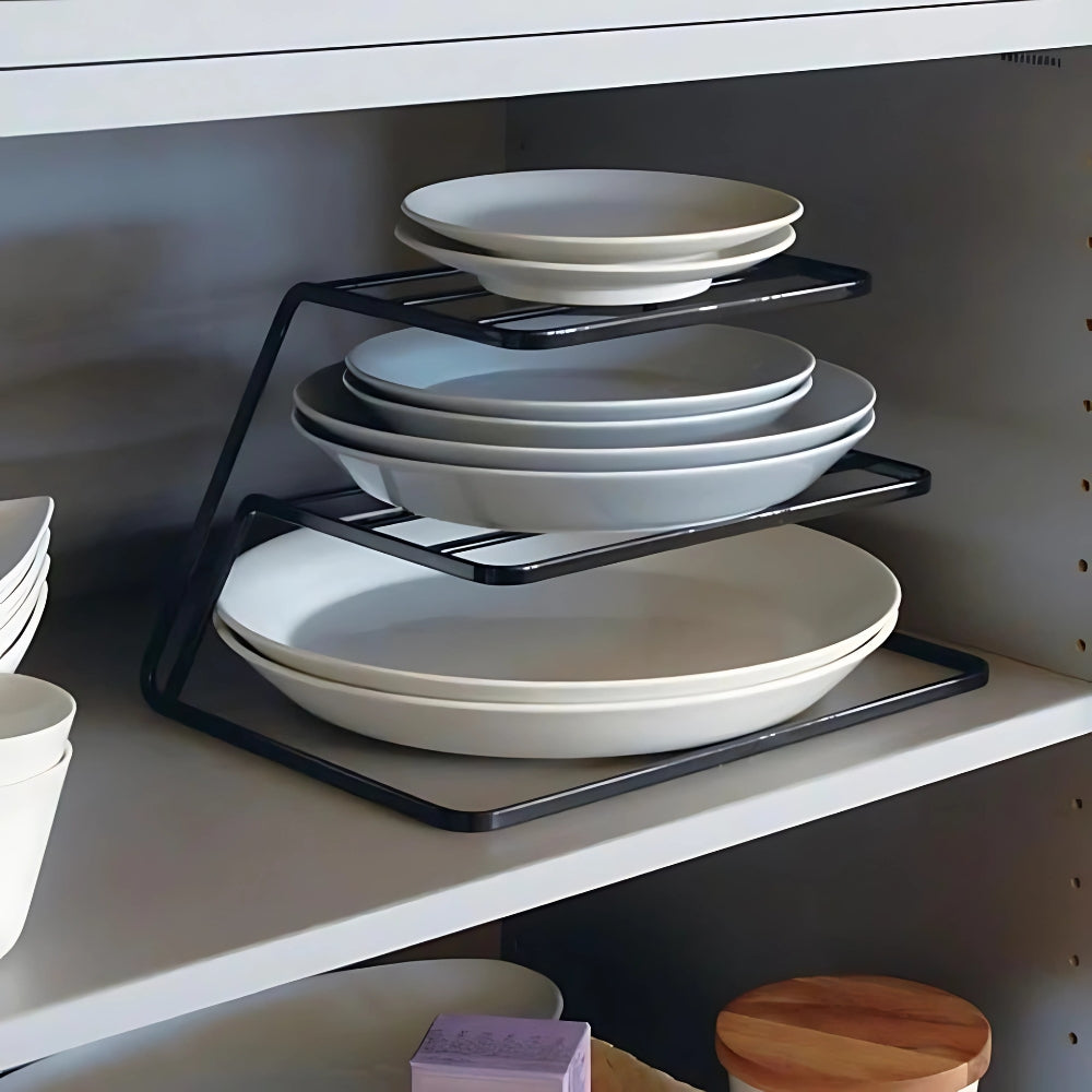 Dish Drainer Two-Tier Stainless Steel Space-Saving