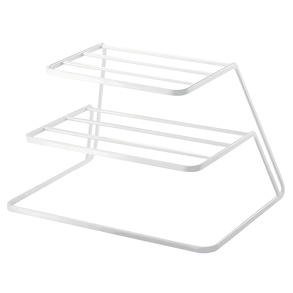 Dish Drainer Two-Tier Stainless Steel Space-Saving