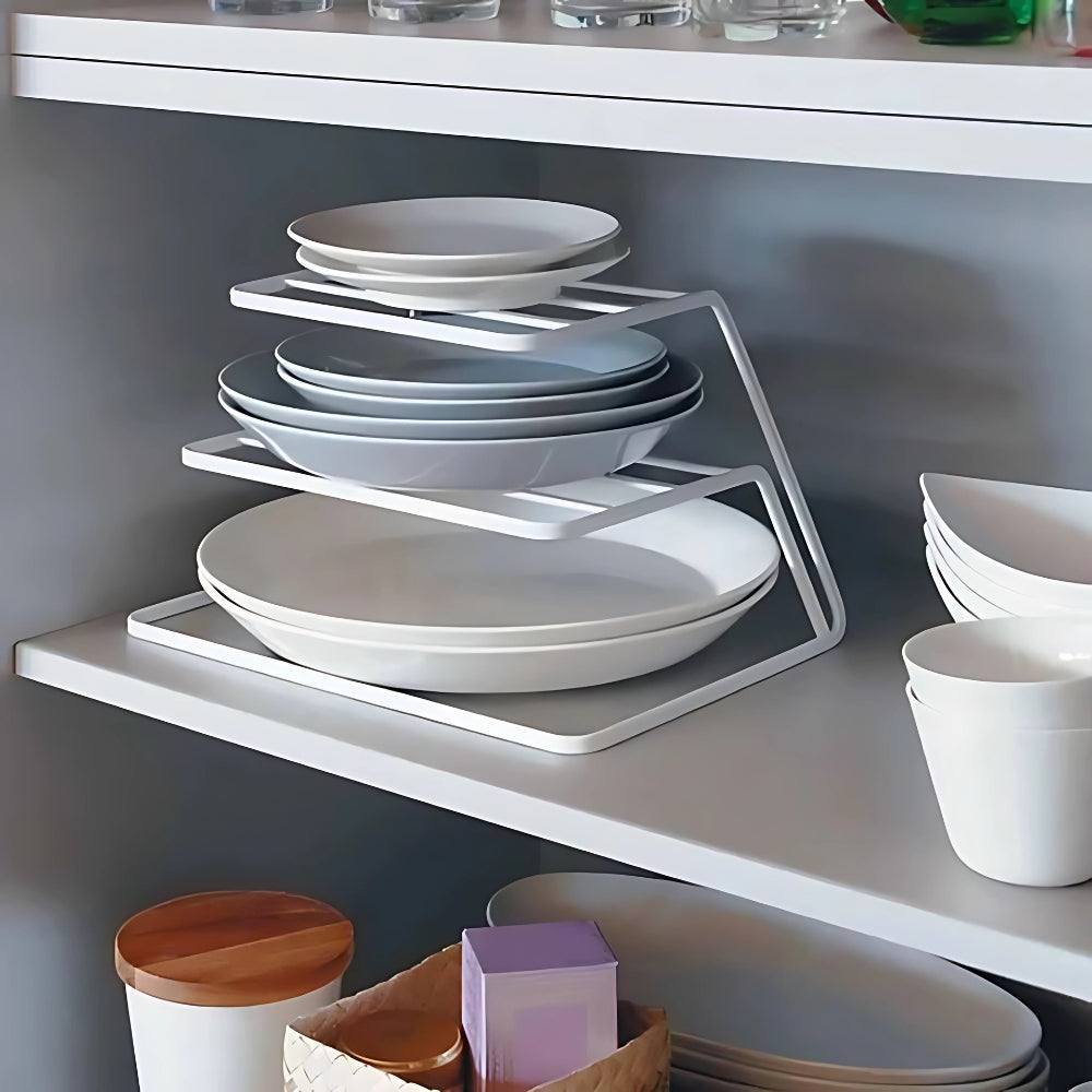 Dish Drainer Two-Tier Stainless Steel Space-Saving