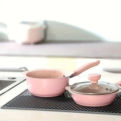 Dish Drying Mat Roll-Up Silicone Non-Slip & Dishwasher Safe