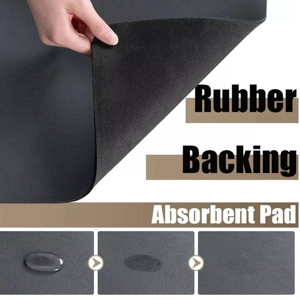 Dish Drying Mat Silicone Ultra-Absorbent & Quick-Drying