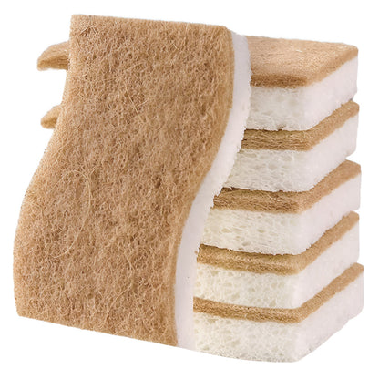 Dish Sponge S-Shape Coconut Fiber Non-Scratch