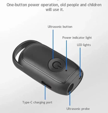 Dog Bark Repeller Ultrasonic Portable Single-Button Activation