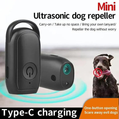 Dog Bark Repeller Ultrasonic Portable Single-Button Activation