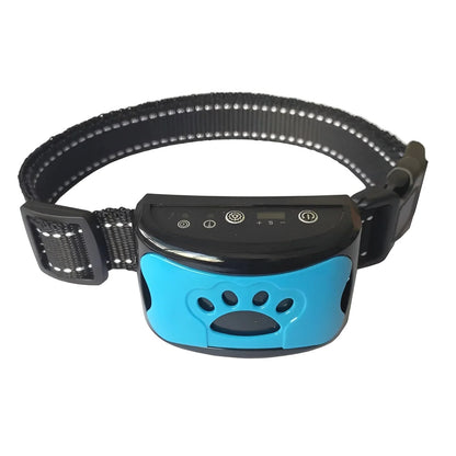 Dog Bark Training Collar Adjustable Tone & Gentle Pulse USB Rechargeable