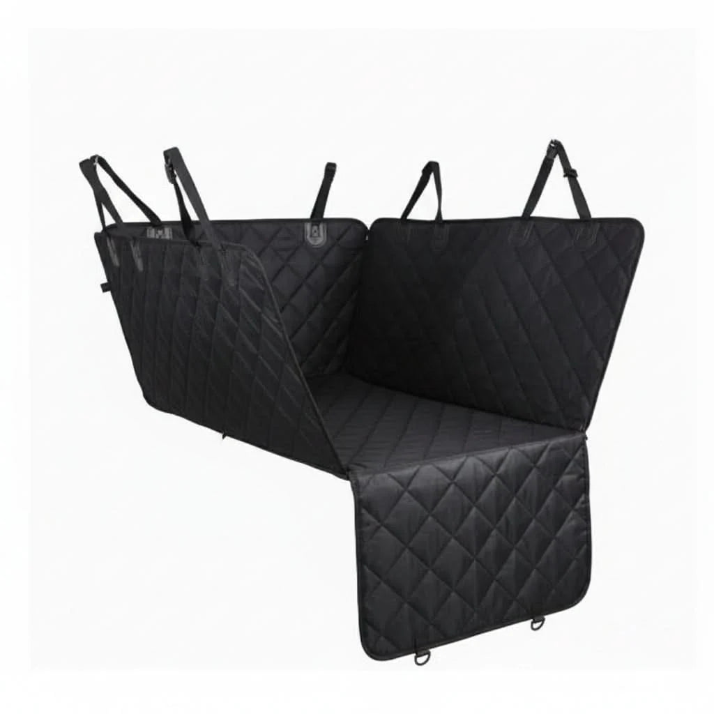 Dog Car Seat Cover Quilted 6-In-1 Non-Slip