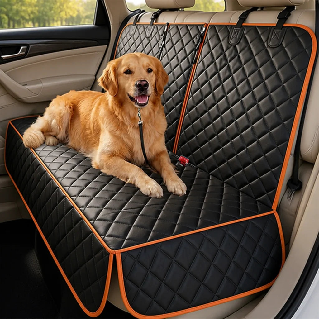 Dog Car Seat Cover Waterproof Dirt-Resistant Rear Seat Protection