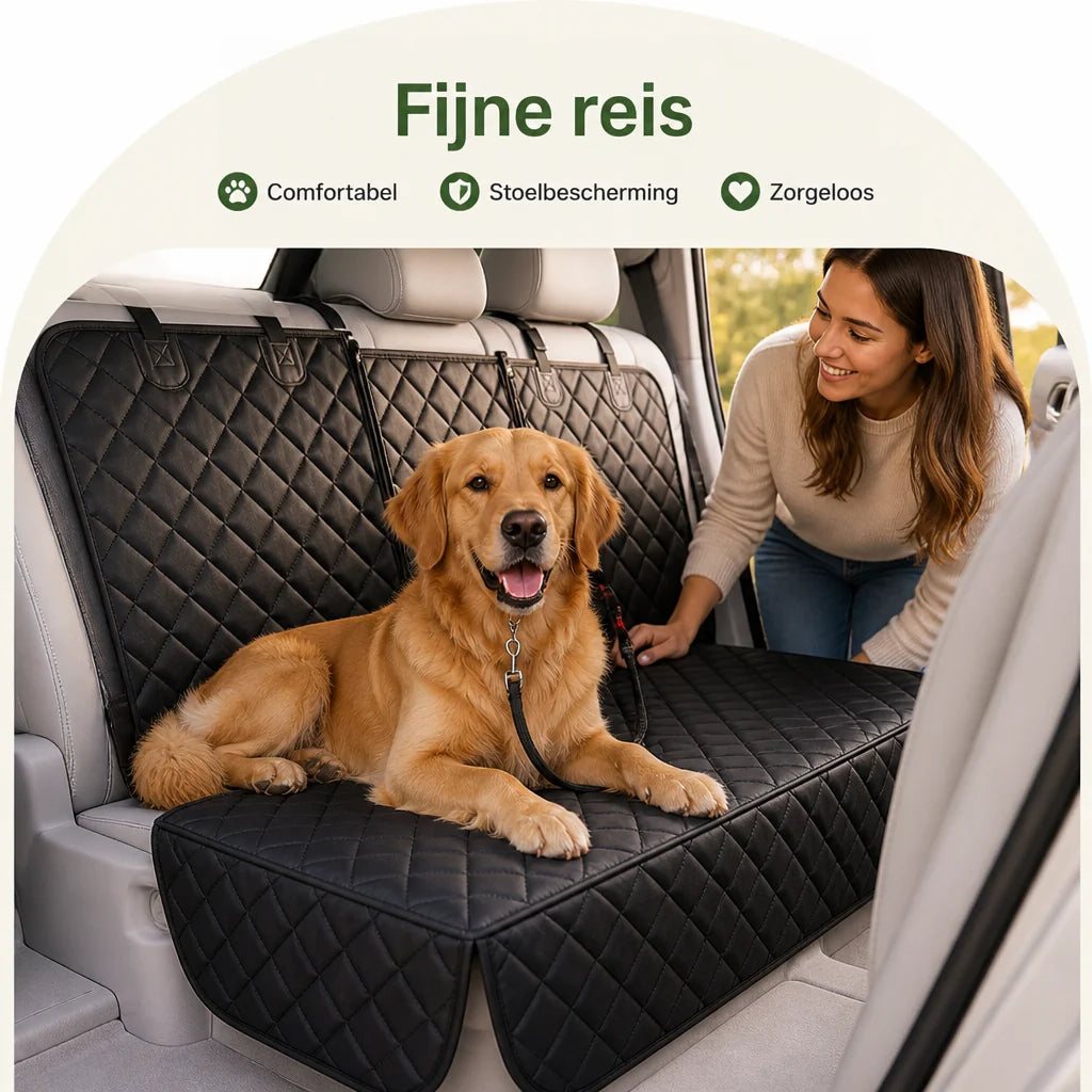 Dog Car Seat Cover Waterproof Dirt-Resistant Rear Seat Protection