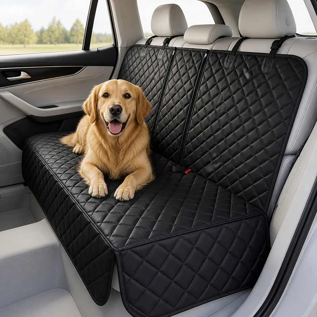 Dog Car Seat Cover Waterproof Dirt-Resistant Rear Seat Protection