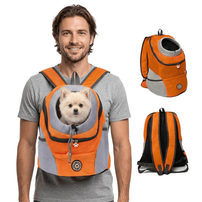 Dog Carrier Backpack Padded Adjustable Safety Harness