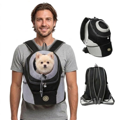 Dog Carrier Backpack Padded Adjustable Safety Harness