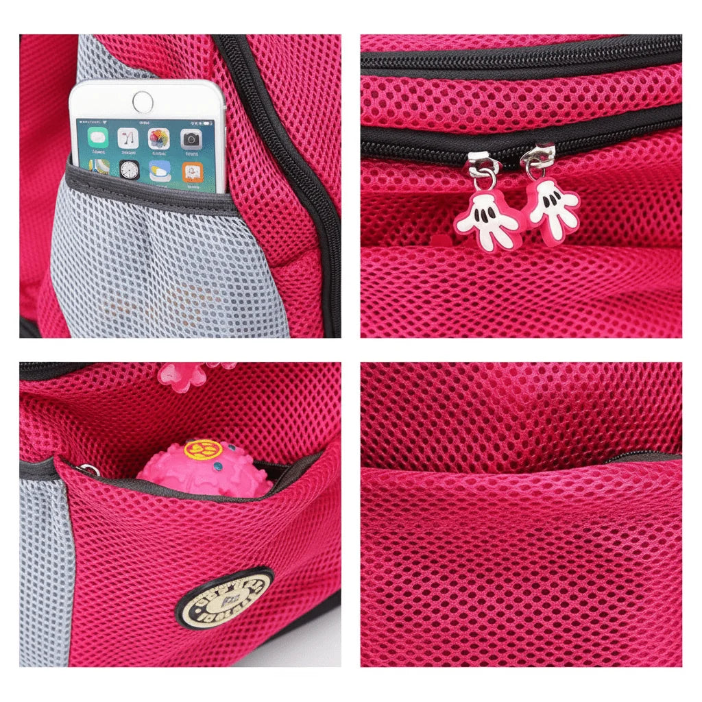 Dog Carrier Backpack Padded Adjustable Safety Harness
