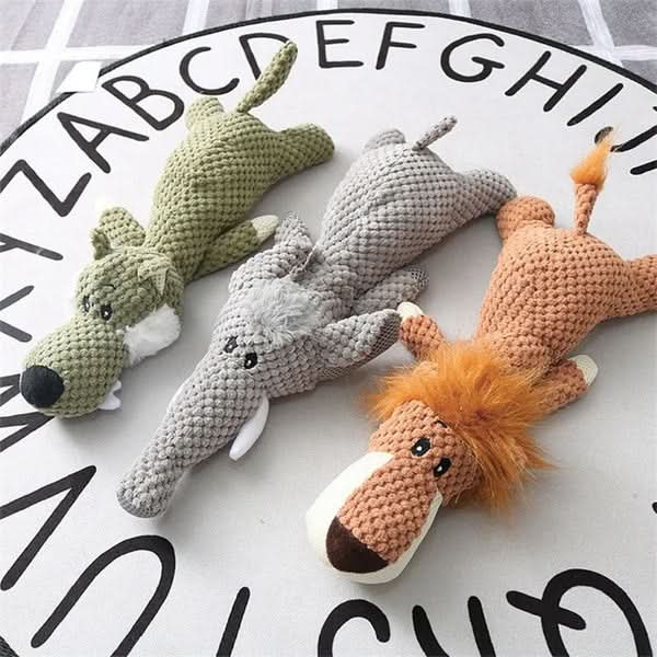 Dog Chew Toy Textured Denim Durable for Strong Chewers