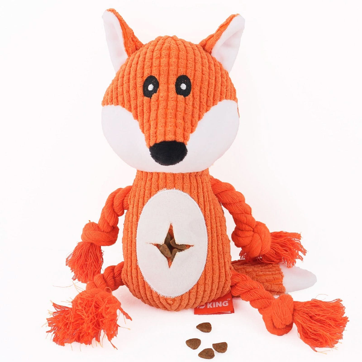 Dog Chew Toy Textured Denim Durable for Strong Chewers