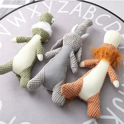 Dog Chew Toy Textured Denim Durable for Strong Chewers