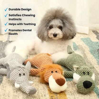 Dog Chew Toy Textured Denim Durable for Strong Chewers