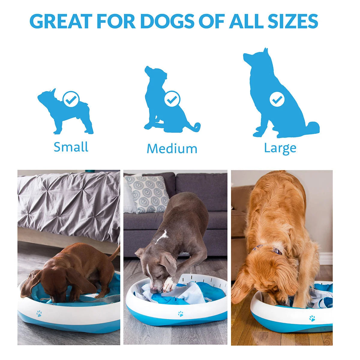 Dog Digging Toy Interactive Puzzle Machine-Washable Flaps