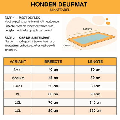 Dog Door Mat Absorbent Non-Slip Backing