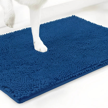Dog Door Mat Absorbent Non-Slip Muddy Paw Protection