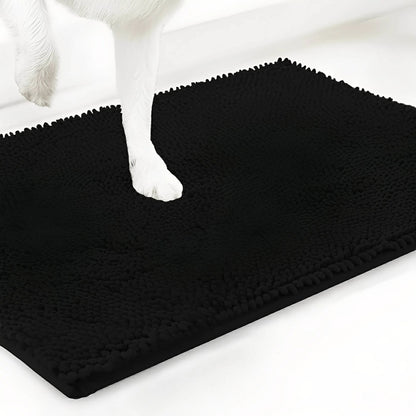 Dog Door Mat Absorbent Non-Slip Muddy Paw Protection