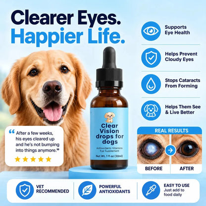 Dog Eye Support Drops Daily Food-Add Formula