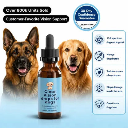 Dog Eye Support Drops Daily Food-Add Formula