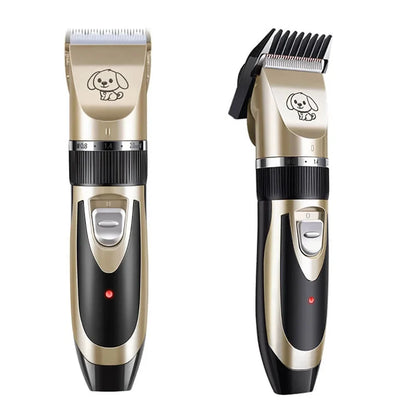 Dog Grooming Trimmer Cordless Quiet Motor Four Guide Combs