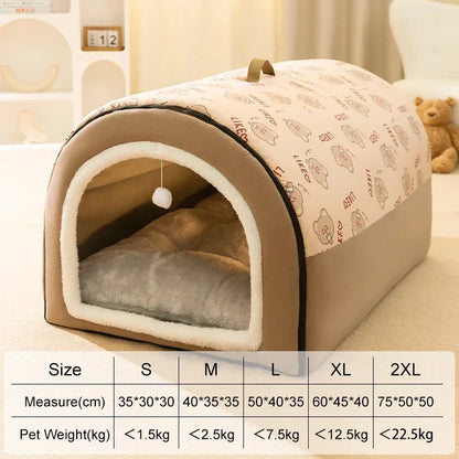 Dog House Cotton Warm Insulating Machine-Washable