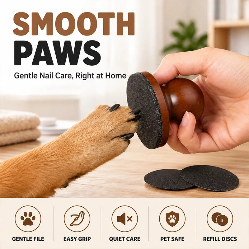 Dog Nail File Boards Quiet Manual Filing 2-Pack