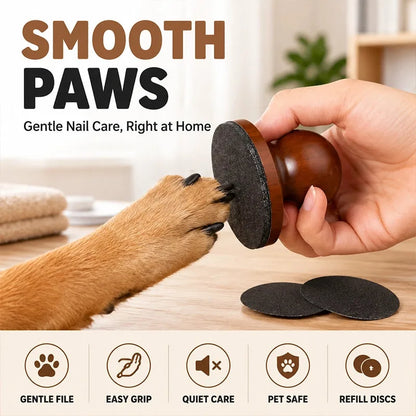 Dog Nail File Boards Quiet Manual Filing 2-Pack
