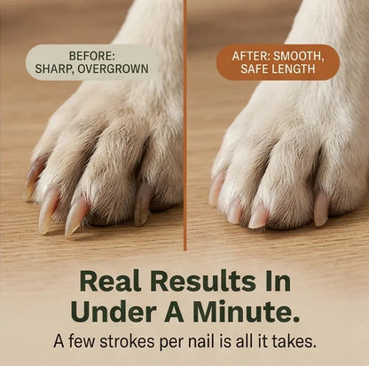 Dog Nail File Boards Quiet Manual Filing 2-Pack