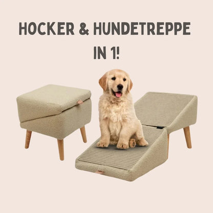 Dog Ramp for Bed & Sofa Non-Slip Padded Stool
