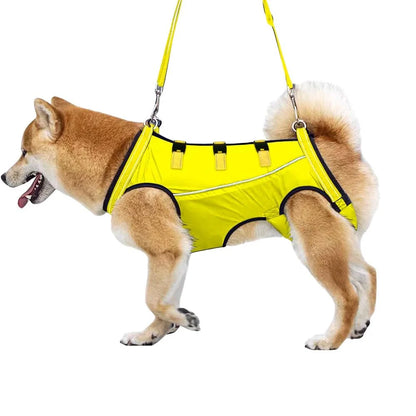 Dog Rehabilitation Harness Adjustable Hind Leg Support Breathable Mesh