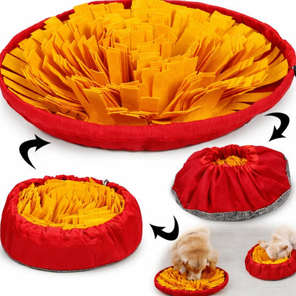 Dog Snuffle Mat Slow-Feeding Eco-Friendly Felt Foldable & Washable