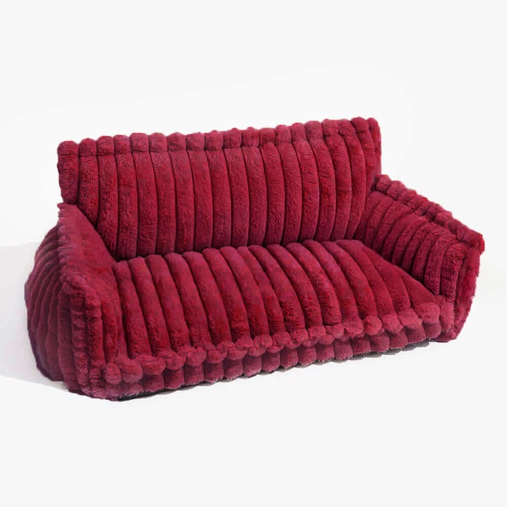Dog Sofa Bed Orthopedic Memory Foam Raised Edge Washable Cover